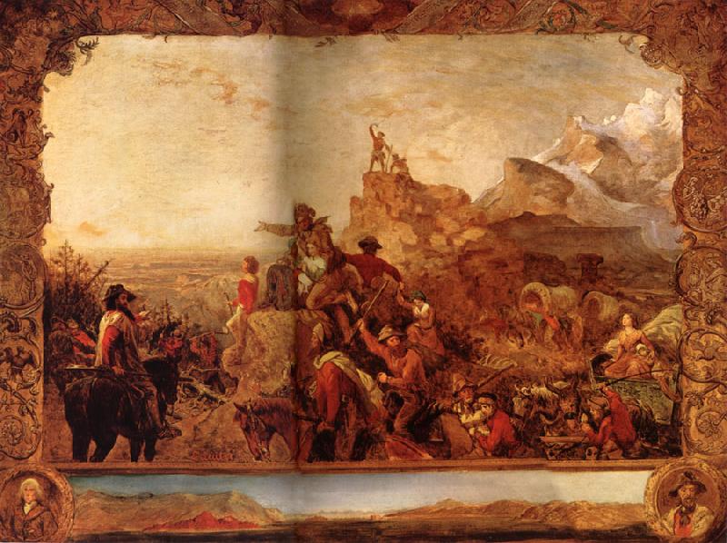 Emanuel Leutze Westward the course of empire oil painting picture